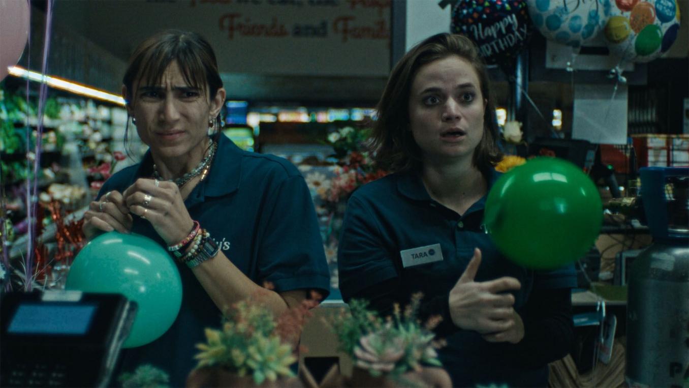 Izzi Rojas and Angela Giarratana in Balloon Animals