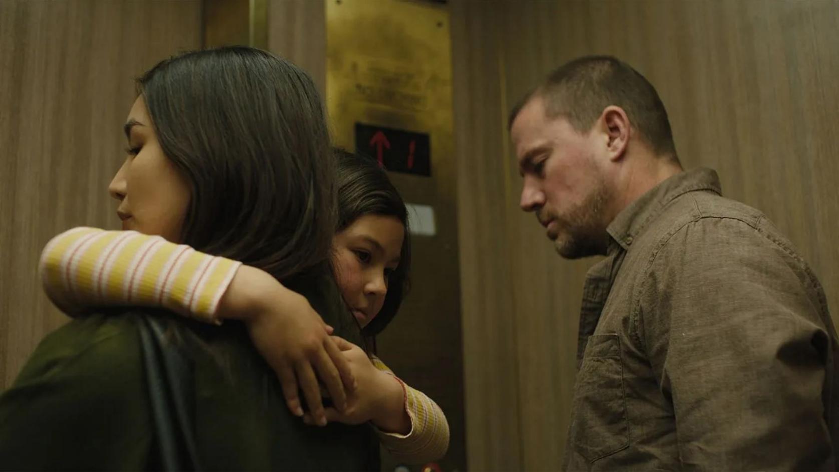 Gemma Chan, Mason Reeves, and Channing Tatum in Josephine