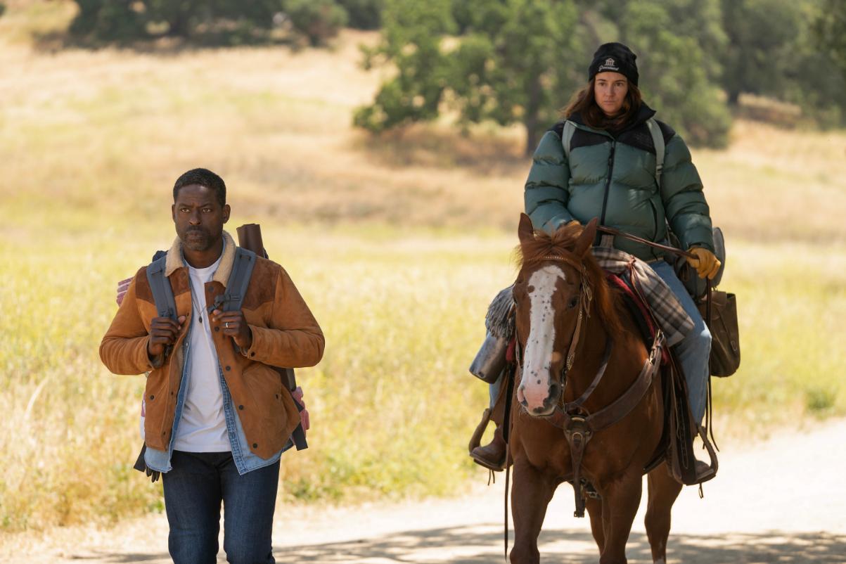 PARADISE – “A Holy Charge” – Xavier and Annie travel to Atlanta, contrasting life in this new world and the one he left behind in the bunker. (Disney/Gilles Mingasson) STERLING K. BROWN, SHAILENE WOODLEY
