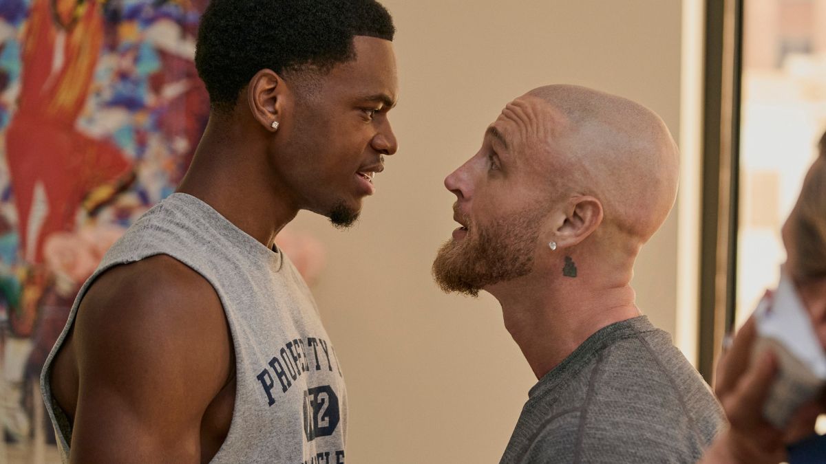 Running Point Season 2, Episode 3 - Uche Agada as Dyson and Chet Hanks as Travis Bugg