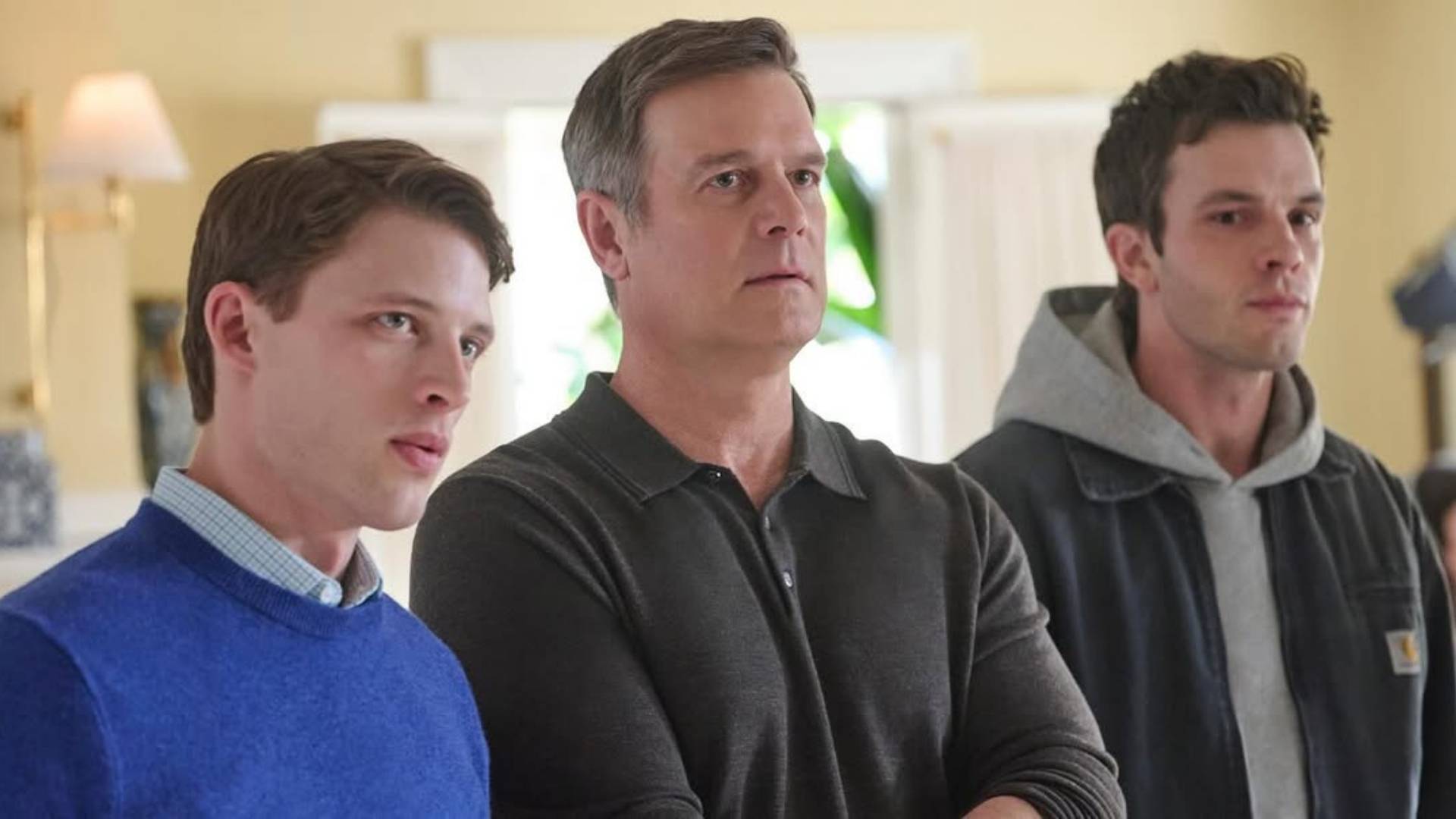 Taylor Bloom, Peter Krause, and Tommy O'Brien in Line of Fire