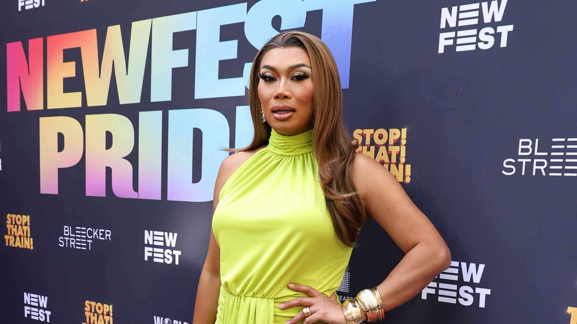 Jujubee at he New Fest premiere for Stop That Train