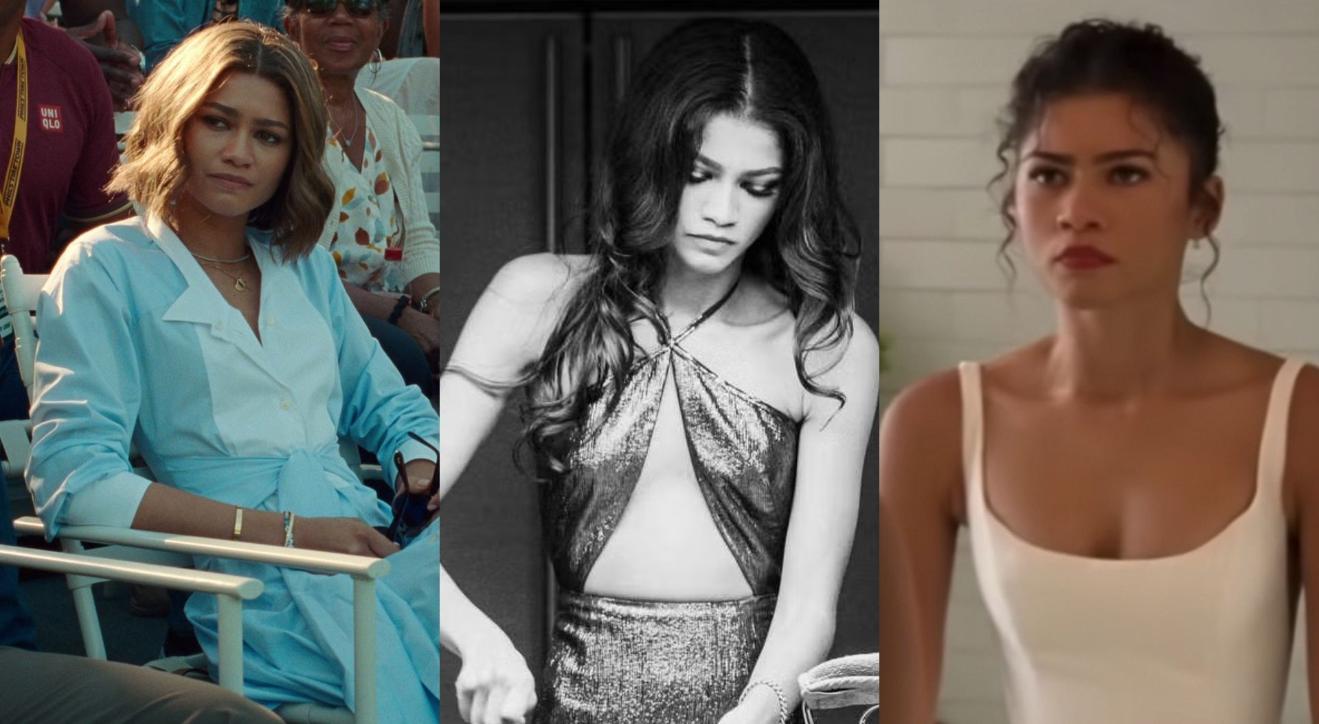 Zendaya as Tashi Duncan (Challengers). Courtesy of MGM Studios. Marie (Malcolm & Marie). Courtesy of Netflix. Emma (The Drama) Courtesy of A24.