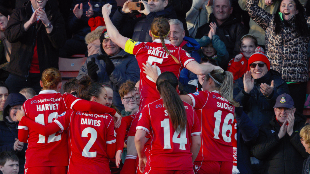 Welcome to Wrexham Season 5, Episode 8, "We Go Again" - Sarah Harvey, Phoebe Davies, Jodie Bartle, Josie Smith, Ava Suckley
