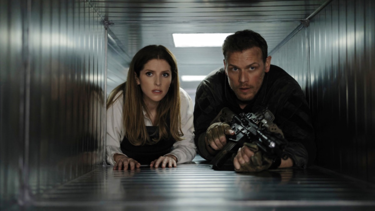 Embassy - First Look Credit: Tom Trambow Copyright: MGM+ Description: Anna Kendrick, Sam Heughan