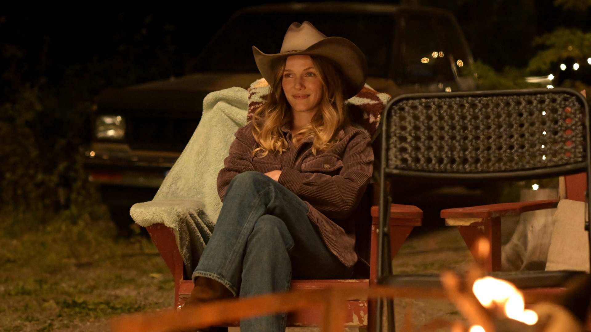 Tracy Spiridakos as Anna Pigeon,in Anna Pigeon on USA Network. Photo Credit: Michelle Faye/USA Network © VERSANT MEDIA 2025. All Rights Reserved