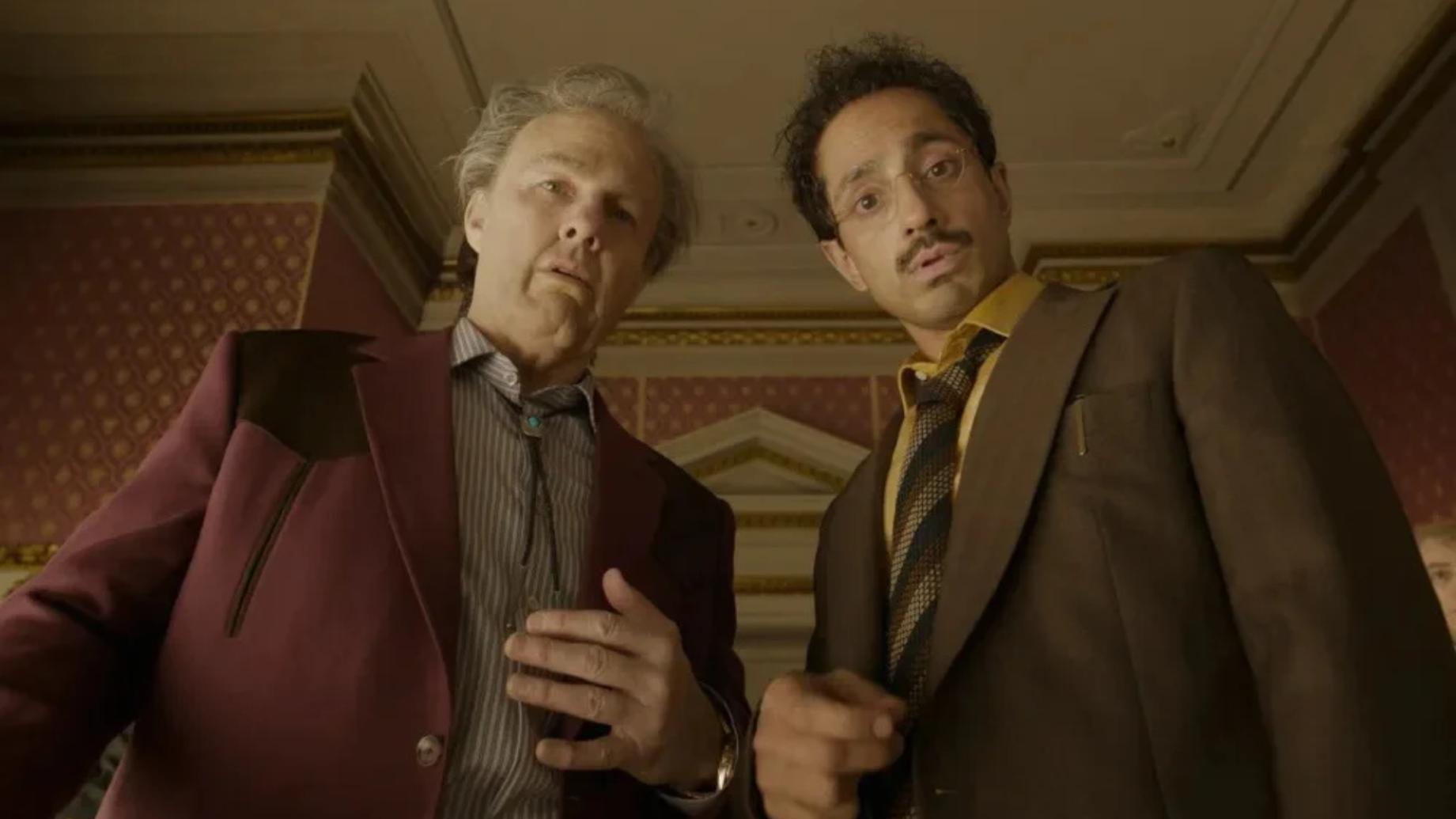Tom Cruise and Riz Ahmed in Digger