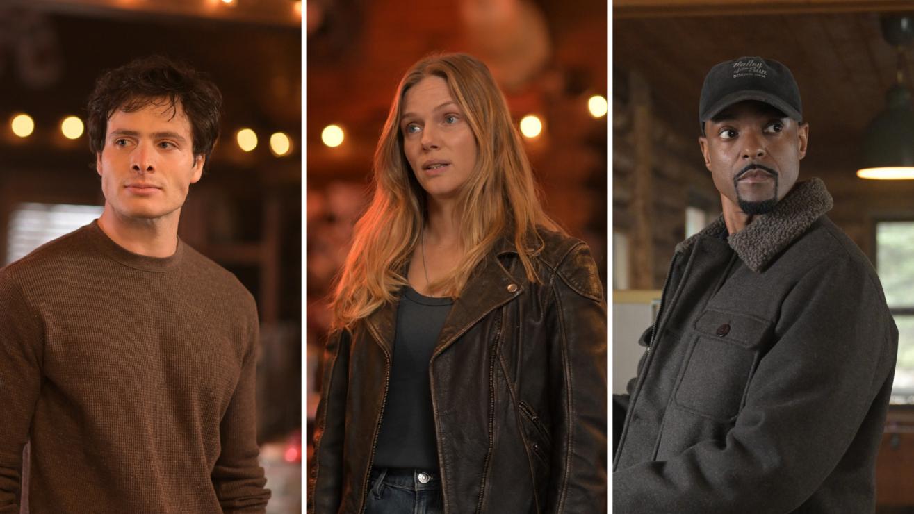 cooper levy, tracy spiridakos, and Ronnie Rowe in Anna Pigeon