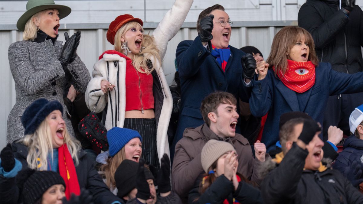 Ted Lasso Season 4, Episode 8, "Follow the Anger" - Hannah Waddingham, Juno Temple, Jeremy Swift and Tracey Ullman