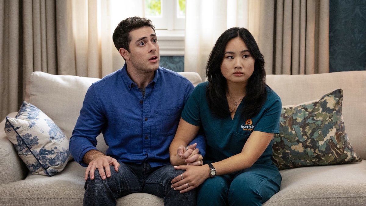 “Baby Vampire” - CBS Original Series Eternally Yours, scheduled to air on XXX (airdate & time from storyline) Pictured (L-R): Jaren Lewison as Max and Helen J Shen as Emma. Photo: Jan Thijs/CBS ©2026 CBS Broadcasting, Inc. All Rights Reserved.