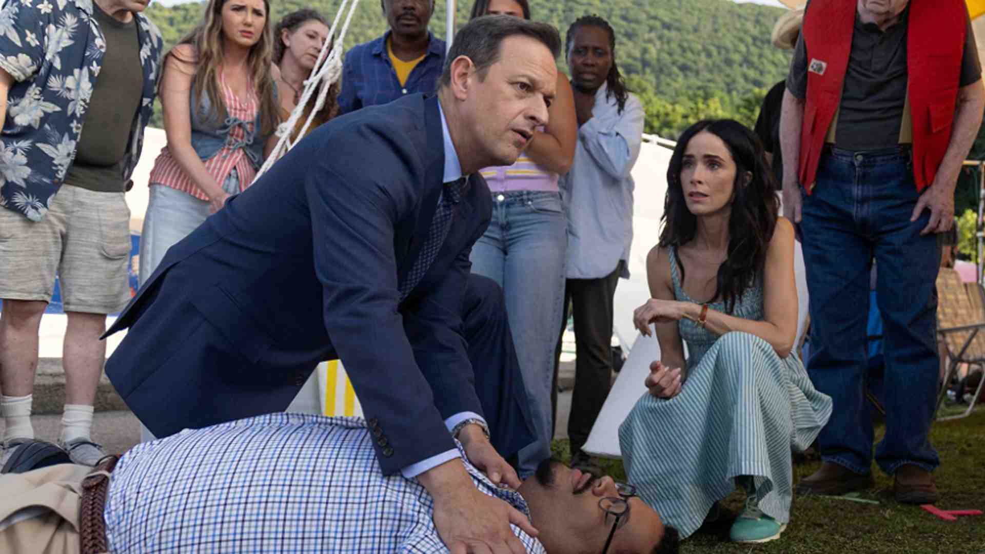 Josh Charles and Abigail Spencer in Best Medicine Season 2 Episode 3. Courtesy of FOX.