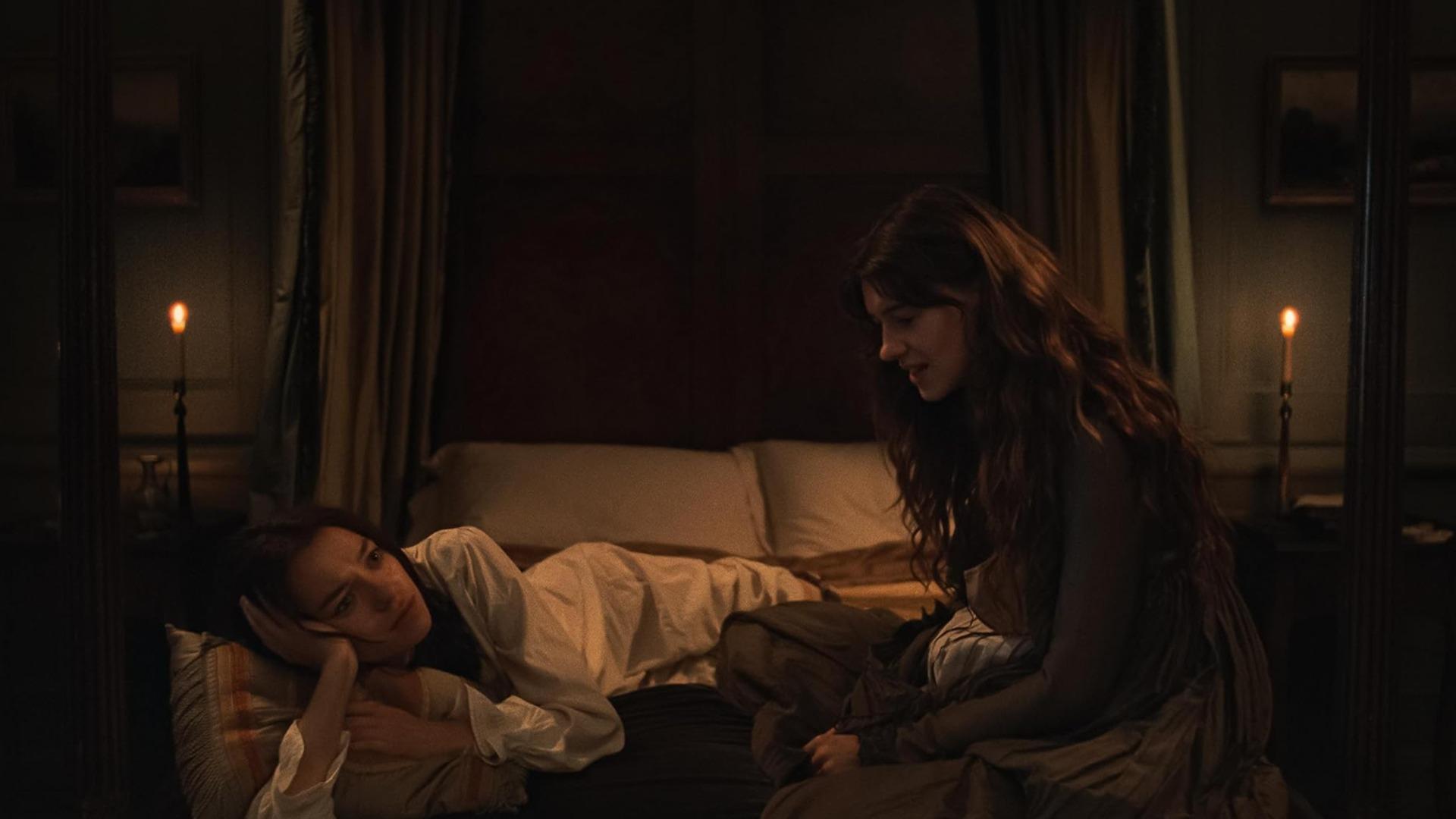 Esme Creed-Miles and Daisy Edgar-Jones in Sense and Sensibility. Courtesy of Focus Features.