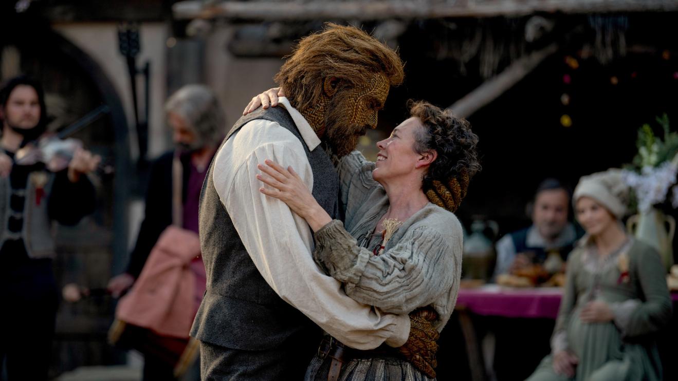 wicker husband and fisherwoman in wicker